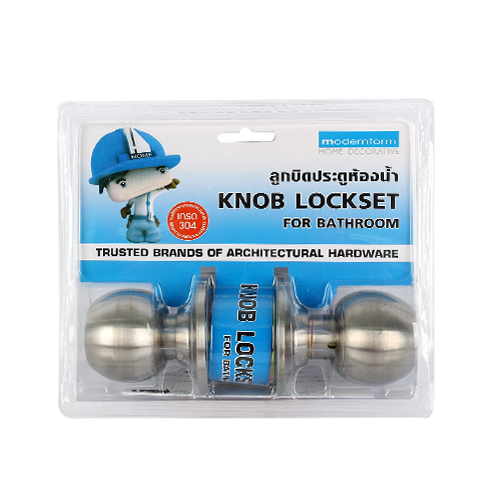 ลูกบิดห้องน้ำHOME#3872BK-SS-S-โปร