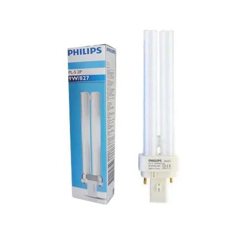 หลอดประหยัดไฟพีแอลเอสpl-9wวอร์มไวท์